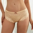 thumbnail image 6 of Xmarks Women's Sexy Lace Middle Waisted Panties, Soft Full Breathable Briefs For Women, 6 of 8