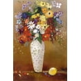 thumbnail image 2 of Koury, Aleah 13x18 Gold Ornate Wood Framed with Double Matting Museum Art Print Titled - After Redon, 2 of 4