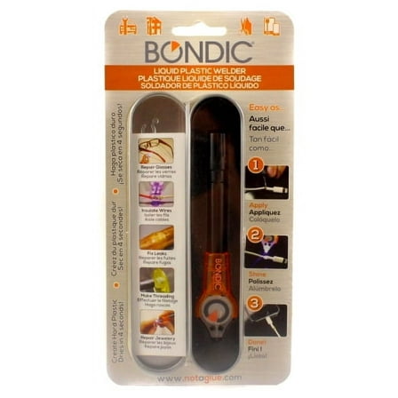 Bondic Liquid Plastic Welder w/LED Light & Cartridge Complete Kit in Storage Case