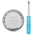 thumbnail image 2 of botón de motor Car ENGINE START STOP Botón de cristal Reemplazo directo Ajuste para la serie 1/3/4/5/6/7/8 Unbranded 1614210017711, 2 of 8