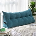 thumbnail image 1 of Cojín de cabecera, almohada, bolsa suave, triángulo, sofá, respaldo grande, almohada protectora de cintura, cojín de respaldo para cama tatami de dormitorio, 1 of 6
