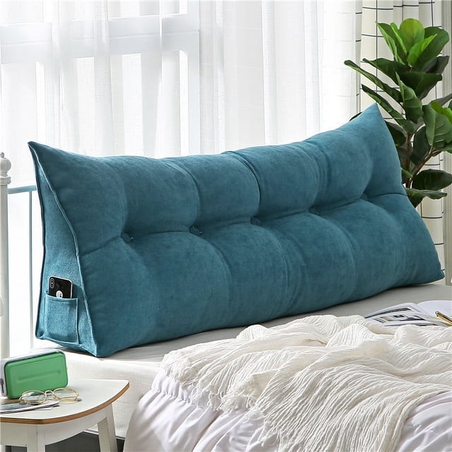 Cojín de cabecera, almohada, bolsa suave, triángulo, sofá, respaldo grande, almohada protectora de cintura, cojín de respaldo para cama tatami de dormitorio