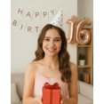 thumbnail image 5 of Sweet Gifts for Her-Gold Cross Necklace with Crown Religious Birthday Christmas Valentines, 5 of 7