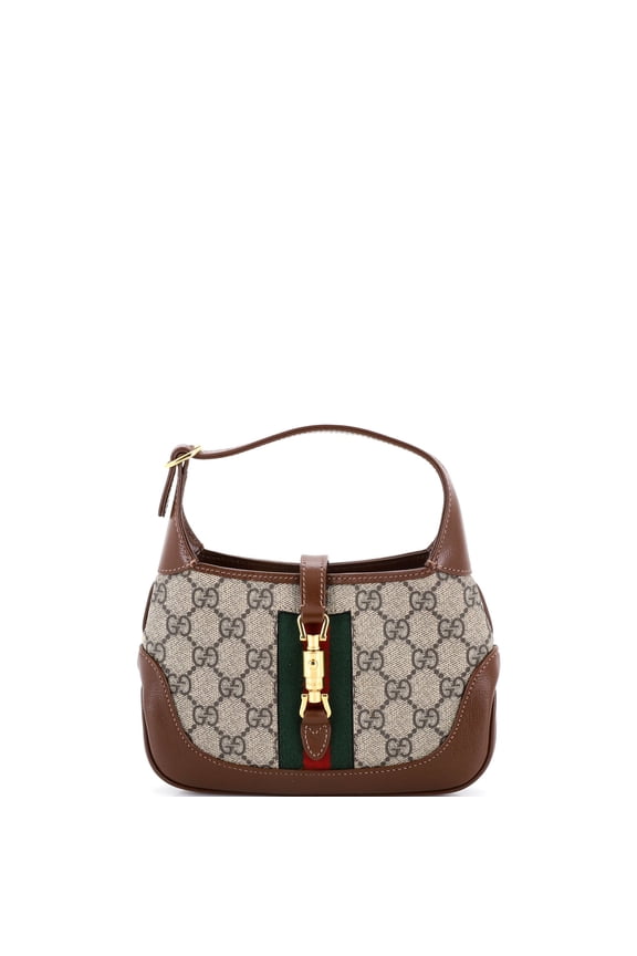 Pre-Owned Jackie 1961 Hobo GG Coated Canvas Mini By Rebag