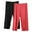 Red, variant on HAPIMO Workout Solid Color Pants Lightweight 2Pc Loose Plus Size Pants for Women Elastic Waist Activewear Trousers Comfy Capris Pajamas Casual Slacks Sweatpants Gray M