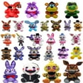 thumbnail image 2 of FNAF Plush Set: Freddy, Bonnie, Foxy – 18cm Cute Collectibles, 2 of 10