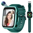 thumbnail image 2 of SHANNA Smart Watch for Kids with GPS 4G HD Touchscreen Watch with Phone GPS Tracker Real-Time Location SOS Video Call Voice Chat Camera for Boys Girls Gift, Green, 2 of 10