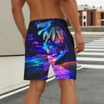 thumbnail image 7 of Men Swim Trunks with Compression Liner 7 Inch Inseam Board Shorts Bathing Suit with Pockets, 7 of 7
