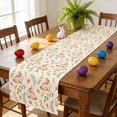 thumbnail image 6 of AZXY Easter Table Runner 13"x71" Table Runner with Watercolor Bunny Rabbit Floral Botanical Design, Spring Easter Table Decorations for Home Kitchen Dining Coffee Table Easter Party Decor, 6 of 7