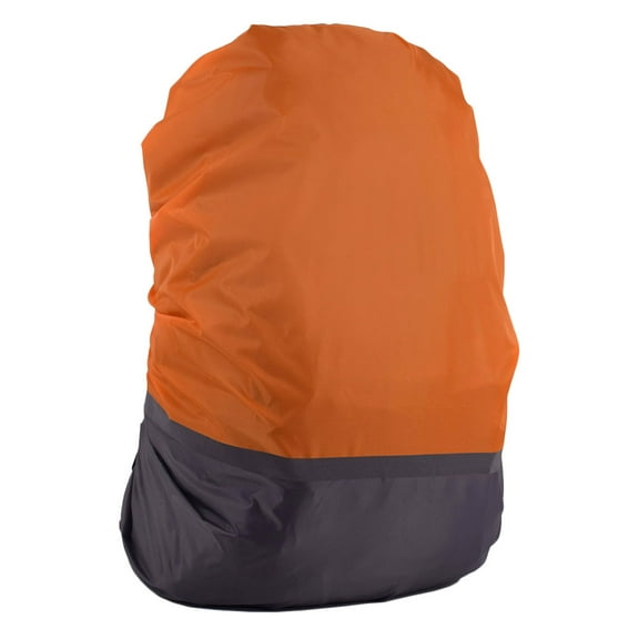 Raindrops 1Pack Orange 190T Polyester Backpack Rain Cover for Hiking Waterproof and Dust Protection