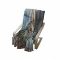 thumbnail image 4 of Croatia Soft Flannel Fleece Throw Blanket, Aerial Vista Panoramic Photography of Old Coastal Town Omis and Canal in Sunset, Cozy Plush for Indoor and Outdoor Use, 70" x 90", Multicolor, by Ambesonne, 4 of 6