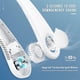 thumbnail image 2 of Portable Neck Fans, Hands Free Bladeless Fan, Neck Fan Rechargeable 4000 mAh Battery Operated Wearable Personal Fan, 3 Speeds-White, 2 of 7