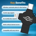 thumbnail image 4 of ThePhotoStick Omni X 64GB – Photo and Video Backup, Memory Stick, Flash Drive, 4 of 9
