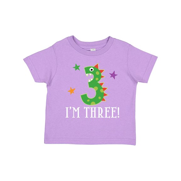 Inktastic 3rd Birthday Dinosaur Party Boys or Girls Toddler T-Shirt