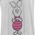 thumbnail image 2 of Women's Winnie the Pooh Piglet Sketch  Racerback Tank Top White Heather Small, 2 of 4