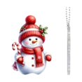 thumbnail image 2 of 4x Árbol De Navidad Muñeco De Nieve Colgante Colgante Navidad Muñeco De Nieve Decoración Para Puerta Chimenea Estilo B, 2 of 8