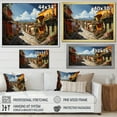 thumbnail image 4 of Designart "Fiesta City Mexico Mexican wall art I" Cityscapes Floater Framed Canvas Art Print, 4 of 7
