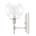 thumbnail image 5 of Hunter - Xidane 1-light Brushed Nickel, Small Sconce Light, Dimmable, Mid Century Modern Style, for Bedrooms, Kitchens, Dining, Living Rooms - 19760, 5 of 7