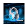 A70 USB Gaming Headset 7.1 Sound Effect Glittering Light 6 Color W/Mic White