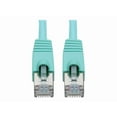 thumbnail image 2 of Tripp Lite 8ft Cat.6a Snagless Shielded STP Network Patch Cable, Aqua, 2 of 4