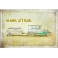 thumbnail image 2 of Murdock, Ramona 18x13 White Modern Wood Framed Museum Art Print Titled - Baby Lets Travel, 2 of 4