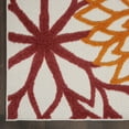 thumbnail image 4 of Nourison Aloha Indoor/Outdoor Red Multi Colored 6' x 9' Area Rug, (6x9), 4 of 9