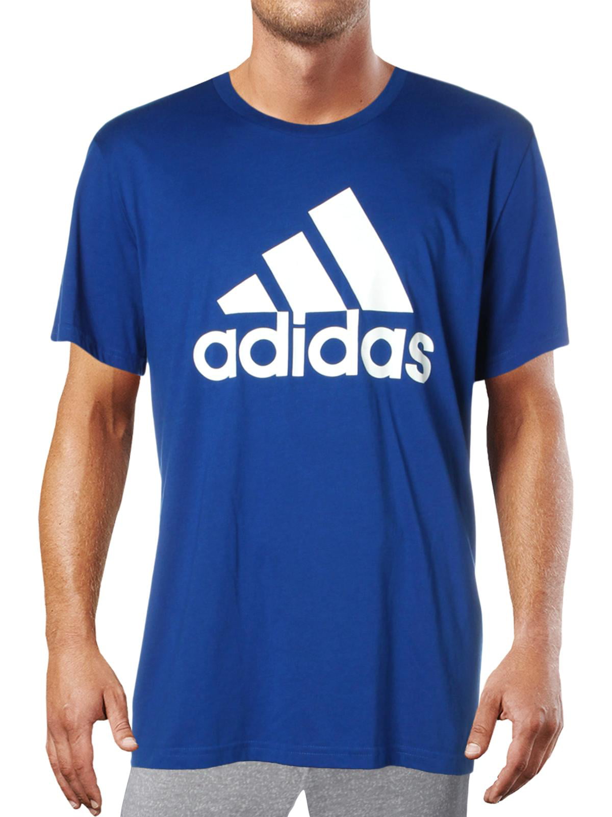 Adidas - Adidas Mens Fitness Running T-Shirt Blue XXL - Walmart.com ...