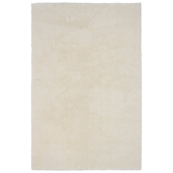 Garland Rug Room Size Washable Nylon Ivory Bathroom Carpet, 5' x 8'