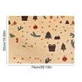 thumbnail image 3 of ToyKingdee Christmas Wrapping Paper – Holiday Designs Xmas Trees, Cute Gnomes on Cars, Reindeer, Plaid Snowflakes | Gift Wrap, 3 of 6