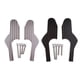 thumbnail image 4 of 2 Pares de Estriberas de Motocicleta Extensiones de Estriberas de para Vespa GT GTS GTV 60125150200250300 300ie (negro + ), 4 of 9