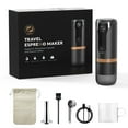 thumbnail image 1 of Machine à Expresso Portable 9 Bars Rechargeable 2 en 1 Petite Cafetière de Voyage Compatible avec Capsules Nespresso Café Moulu Parfait pour Voyage Camping Randonnée Bureau Cuisine Noir, 1 of 8