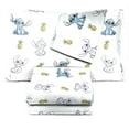 thumbnail image 5 of Saturday Park Disney Lilo & Stitch Watercolor Vibes 100% Organic Cotton Sheet Set, Queen, 5 of 9