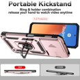 thumbnail image 4 of Estuche GANGXUN para Xiaomi Redmi 12, soporte giratorio 360°, estilo mecánico y magnético, 4 of 5