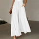 thumbnail image 2 of Pantalones de yoga de cintura alta y pierna ancha para mujer - Pantalones palazzo boho beach, elásticos, con aberturas laterales, opciones de tallas grandes, 2 of 5
