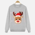 thumbnail image 7 of QTSHPN Family Matching Christmas Outfits Crewneck Sweatshirts Holiday Themed Cozy Casual Wear Festive Couple Apparel Crewneck Sweatshirt, 7 of 7