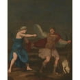thumbnail image 2 of Teodor Lubieniecki 12x14 Black Ornate Wood Framed Double Matted Museum Art Print Titled: Circe Turning King Picus into a Woodpecker, 2 of 5