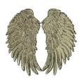 thumbnail image 2 of 2 piez lentejues, apliques de hierro en pegatinas, pequeñas ángel, coser, as bordada decoración dorado Soledad Parches de costura de alas de lentejuelas, 2 of 10