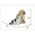 thumbnail image 3 of Golden Retriever & Kitten - Ultra Realistic Garden Statue, 3 of 4