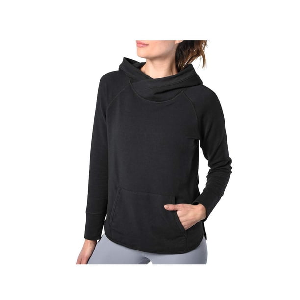 Top para Mujer con Capucha y Tela Modal Suave Sam's Club Talla M Negro