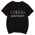 thumbnail image 2 of Miaoju Cute Shirts for Girls Round Neck Cute Graphic Short Sleeve T-Shirt Casual Gentleman Tops T Shirt for Boys and Girls, 2 of 3