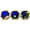 Gold, variant on VWAQ Coral Reef Fish Decals, Submarine Portholes, Underwater Ocean Stickers -VWAQ-SPW18 (14" Diameter, Gold)