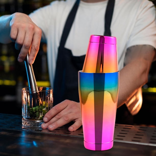 Mezclador De Bebidas Multifuncional Conveniente Shaker Para Del Hogar Color Degradado