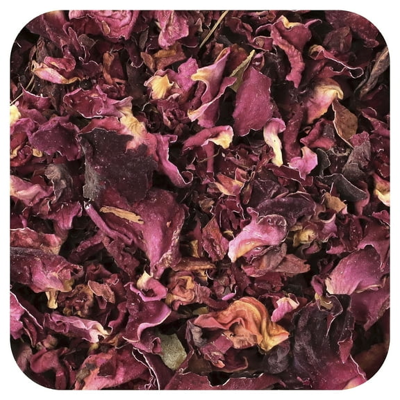 Frontier Natural Products Red Rose Petals - Organic 8 oz(1/2 lb) Bulk