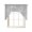 Gray, variant on Vintage Chartreuse Starfish Kitchen Curtains Sets 36 Inch Length with Valance, Summer Coastal Beach Marine Swag Valances and Tiers Curtain Set Drapes Swag Curtains for Living Room, Bathroom, Cafe