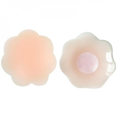 

Clearance Sale Reusable Adhesive Nipple Covers Seamless Invisible Silicone Covers Waterproof Breast Petal Nipple Pads for Women