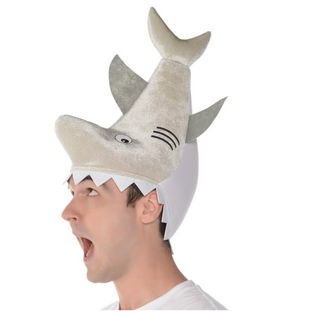 Halloween Shark Adult Plush Hat (1ct)