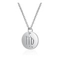 thumbnail image 4 of Collar de acero inoxidable con colgante de las 12 constelaciones del zodiaco, gargantilla para hombres, mujeres y niños, regalo de cumpleaños., 4 of 4