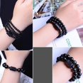 thumbnail image 2 of RYGRZJ Feng Shui Imitation Obsidian Stone Pi Xiu Bracelet Luck Wealth Attract Good, 2 of 5