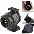 thumbnail image 4 of Secure Connection Trailer, Black Plastic Construction Weatherproof Adapter for Your Caravan Lighting Feed, 4 of 5