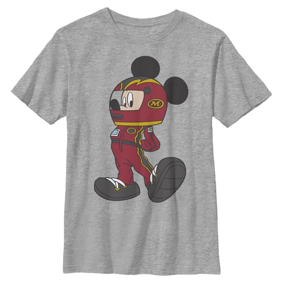 Boys Mickey & Friends Racecar Driver Mickey T Shirt